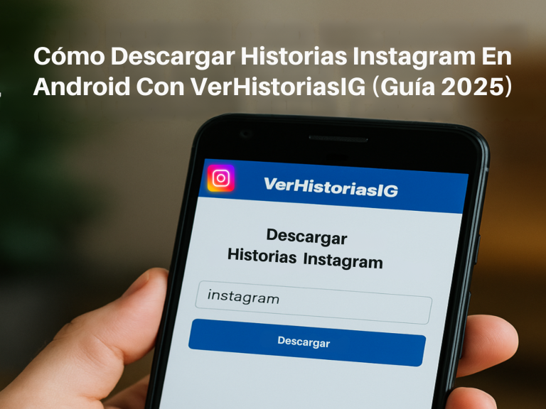 Cómo Descargar Historias Instagram En Android Con VerHistoriasIG (Guía 2025)